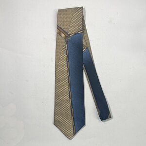 Elegant Blue and Tan Men's Tie